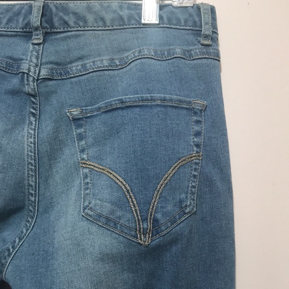 GIORDANO low rise skinny tapered light wash jeans 27 - Picture 6 of 13